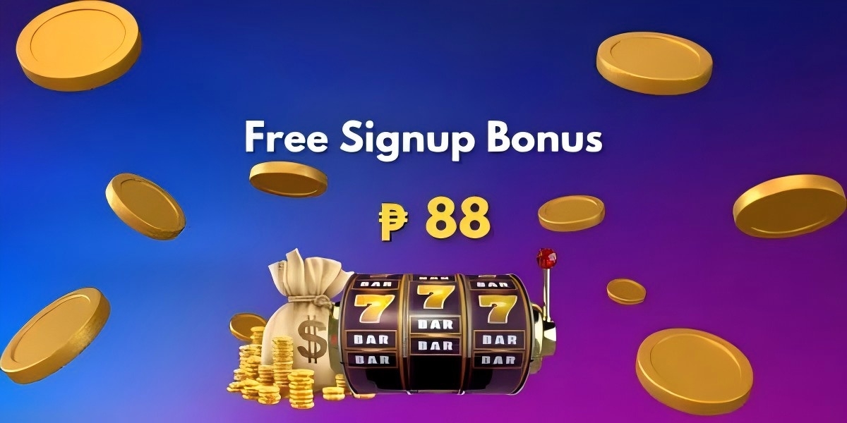 Promotional banner artwork with coins and bonus offer graphics